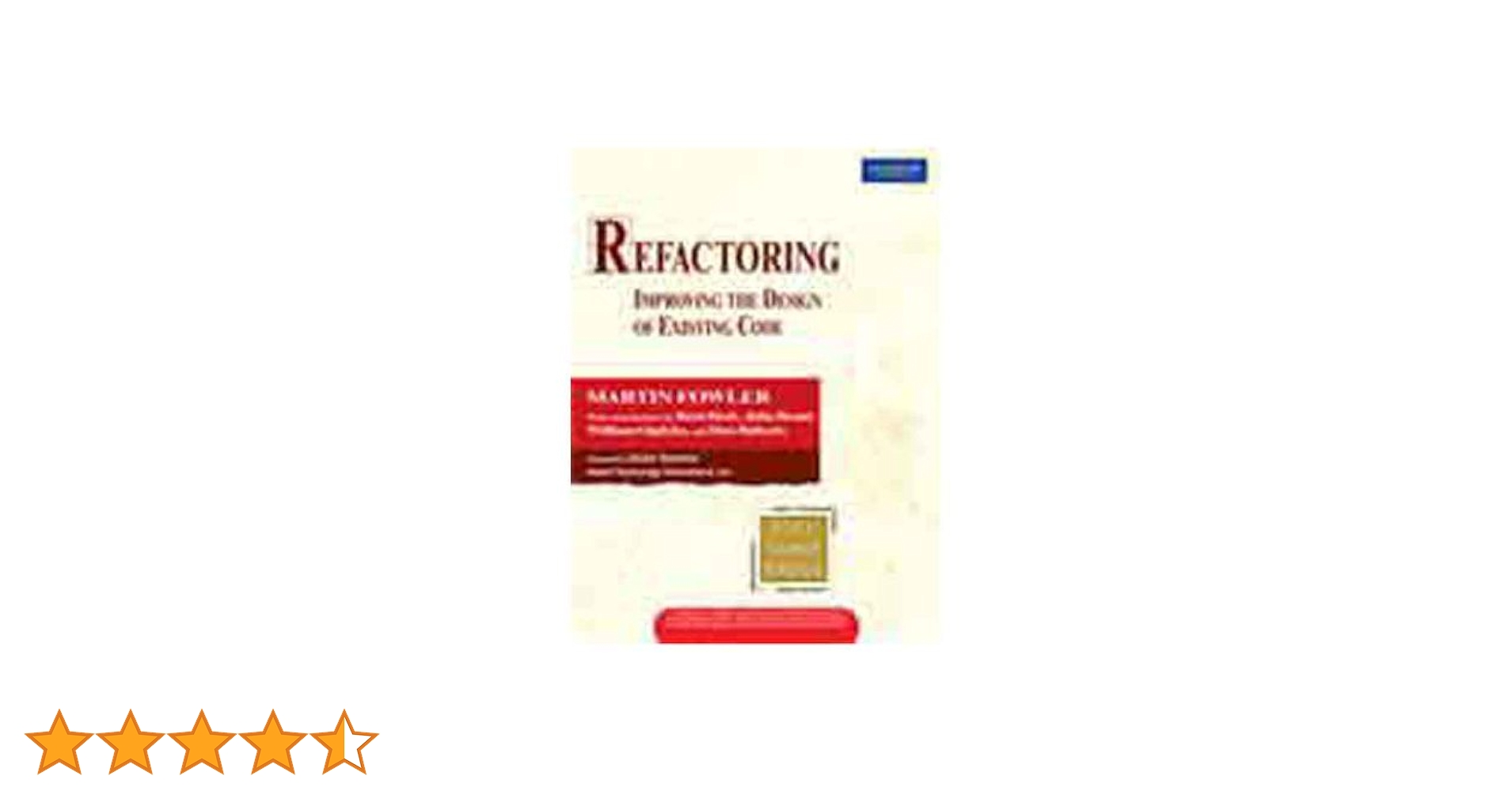洋書 Refactoring: Improving the Design Code Refactoring 1st (first) edition Text Only: Martin Fowler